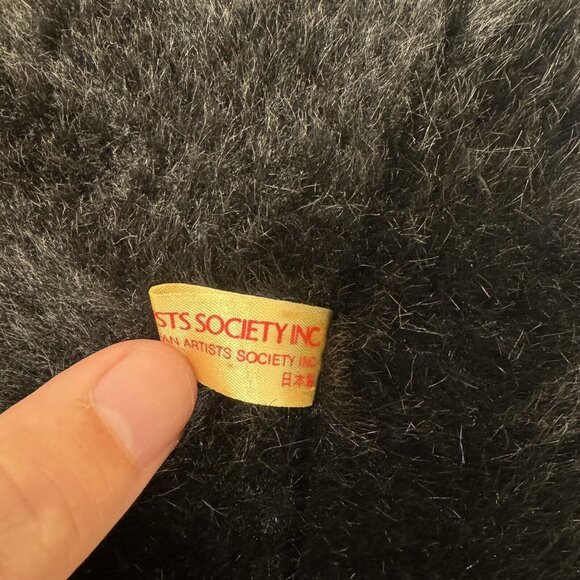 DAKIN Black Cat Artists Society Vintage 1980 Plush Stuffed Animal - Picture 4 of 4